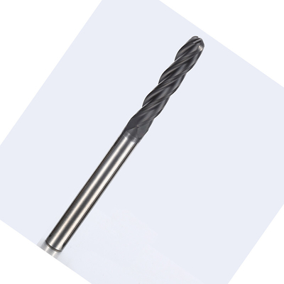 مطاحن الماس المطلي R4 Ball Nose Long Shank End للجرافيت